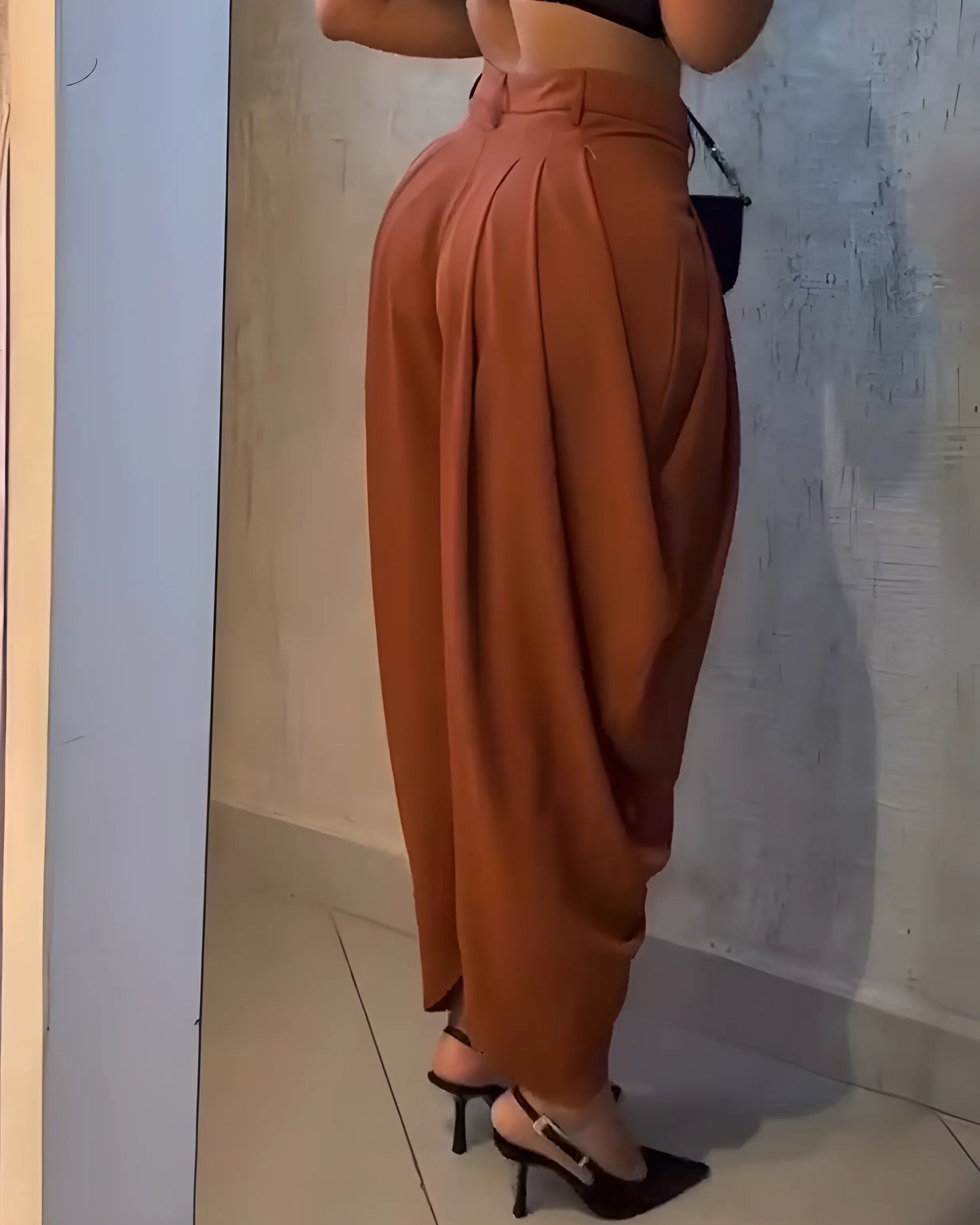 Pantalon Drapé Salomé™ Taille Haute