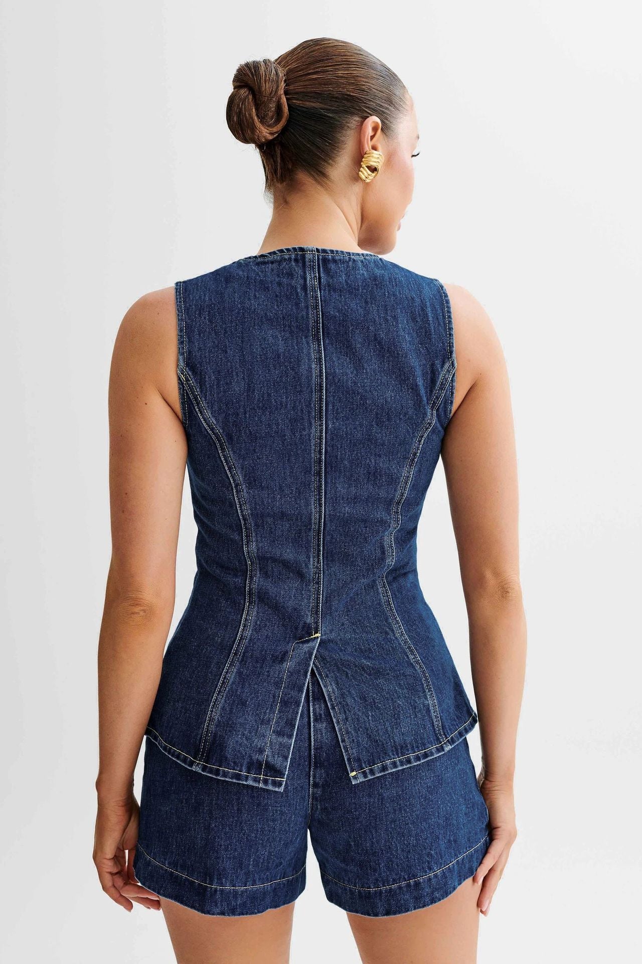 Ensemble Sans Manches en Jean