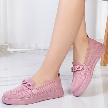 Nalia™ – Mocassins Femmes Confort à Chaîne Élégante