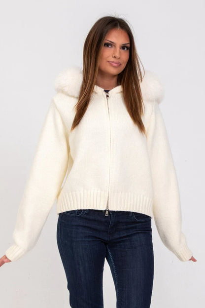 Cardigan Femme à Capuche