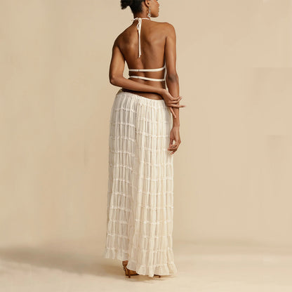 Ensemble Chic™ | Haut dos nu et jupe longue