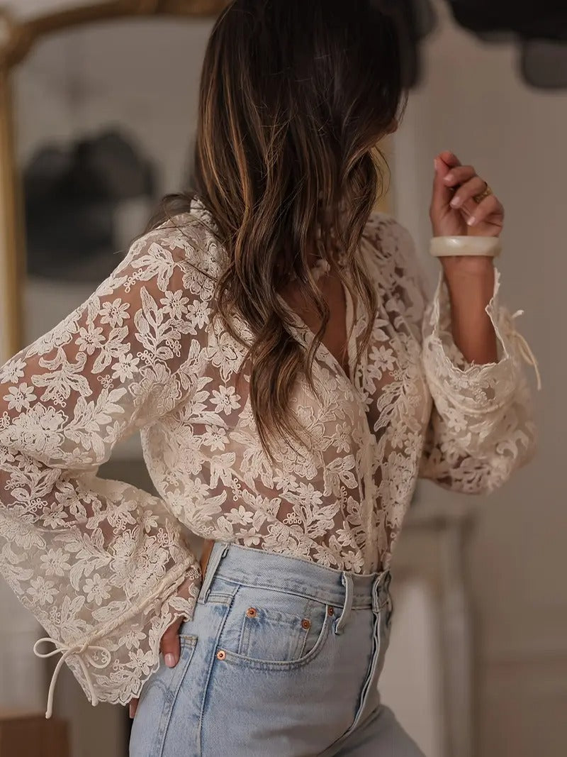 Blouse Flora™ – Dentelle Chic