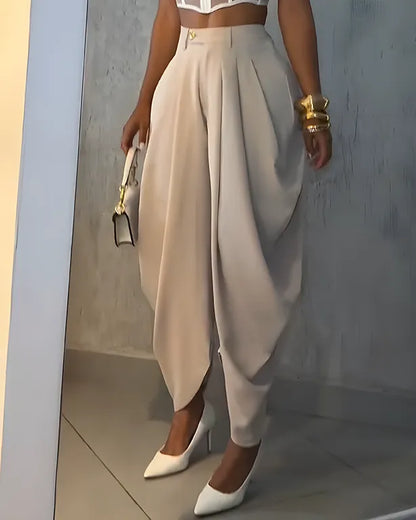 Pantalon Drapé Salomé™ Taille Haute