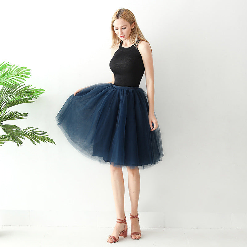 Elésia™ – Jupe Tulle Plissée Aérienne A-Line