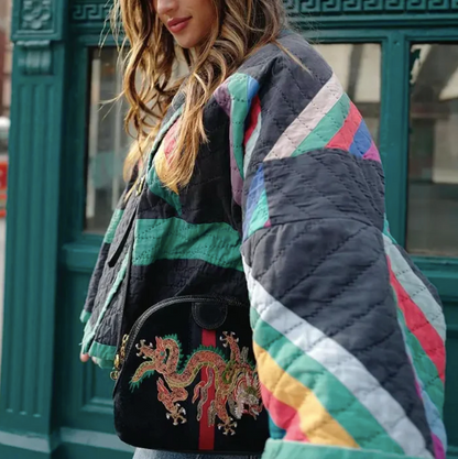 Maya™ | Veste élégante vintage faite à la main