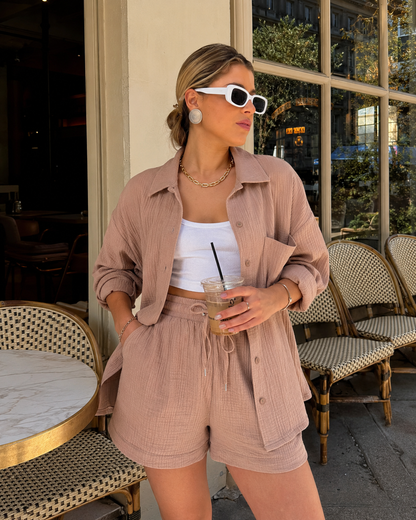 Soléa™ | Ensemble deux pièces en coton pour femme