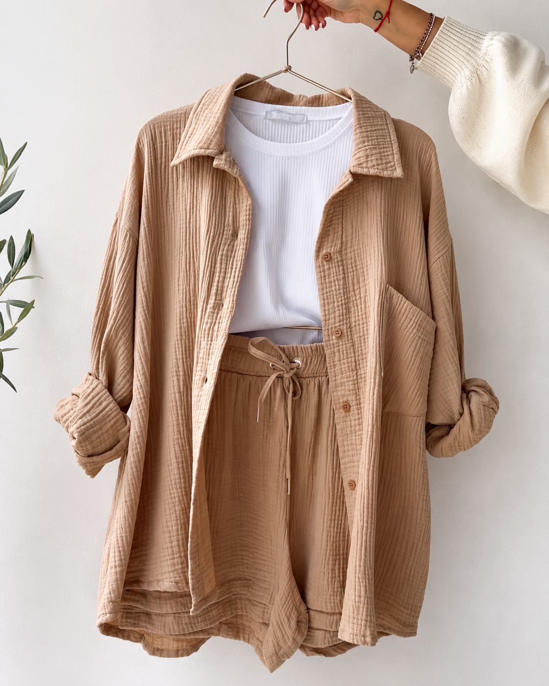 Soléa™ | Ensemble deux pièces en coton pour femme