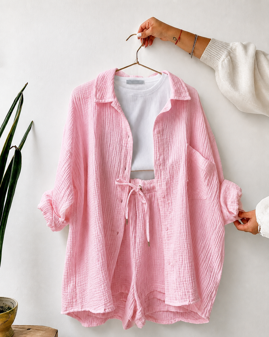 Soléa™ | Ensemble deux pièces en coton pour femme