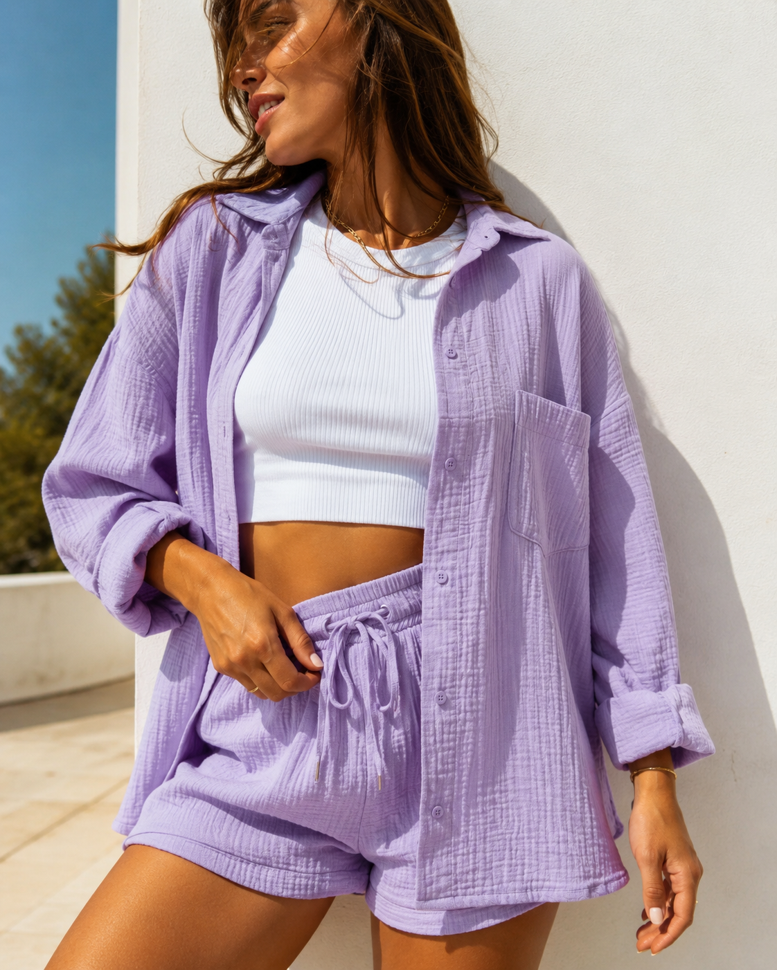 Soléa™ | Ensemble deux pièces en coton