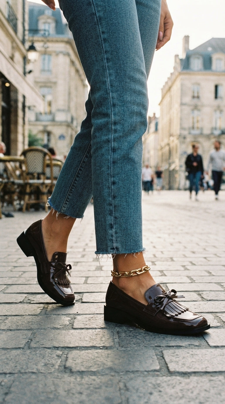 Mocassins Bellissima™ | Souliers Vernis à Franges