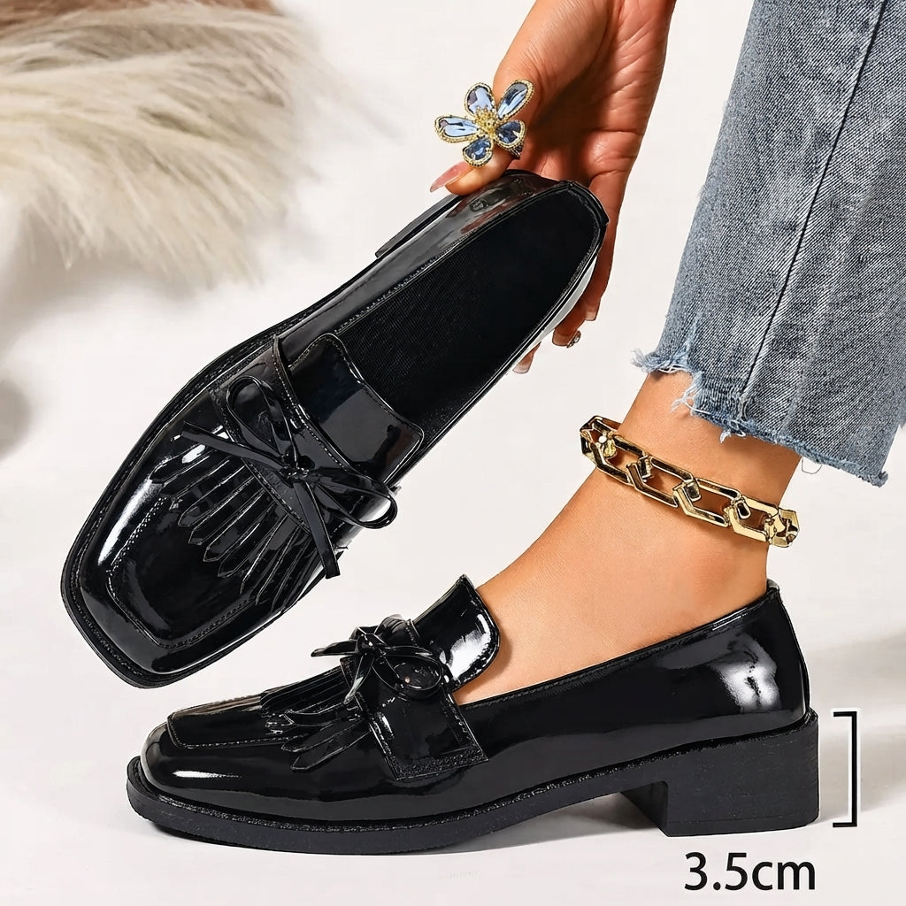 Mocassins Bellissima™ | Souliers Vernis à Franges