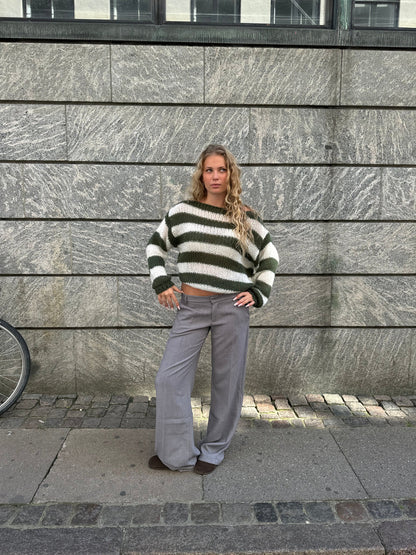 MARINNA™ | Pull Rayé Ample & Col Bateau