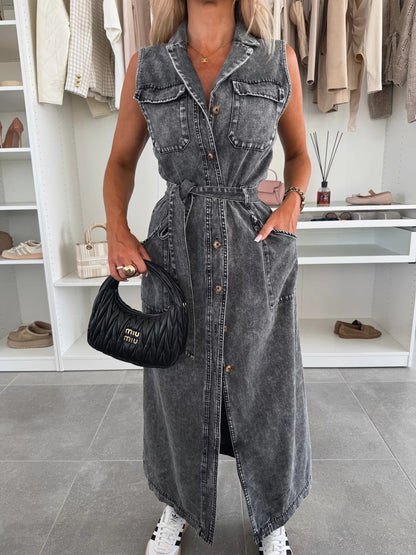 Robe Denim Élégance™ – L’icône casual revisitée