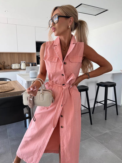 Robe Denim Élégance™ – L’icône casual revisitée