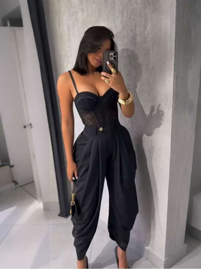Pantalon Drapé Salomé™ Taille Haute