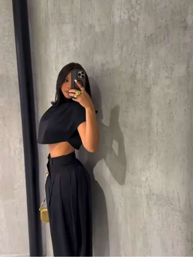 Pantalon Drapé Salomé™ Taille Haute