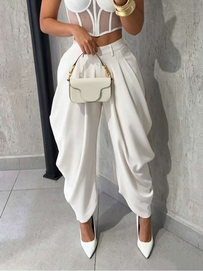 Pantalon Drapé Salomé™ Taille Haute