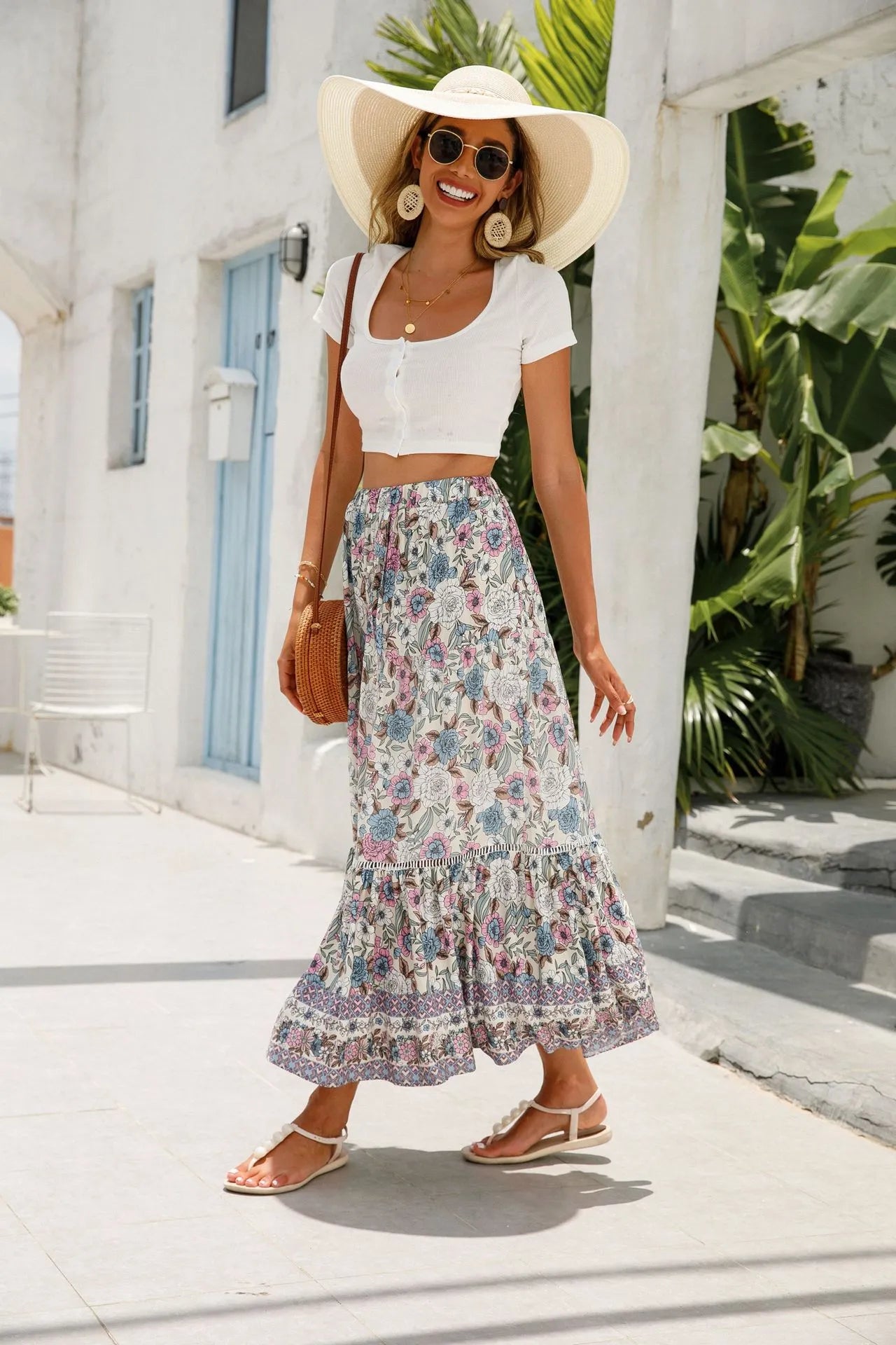 Jupe Malia™ – Bohème & Coton