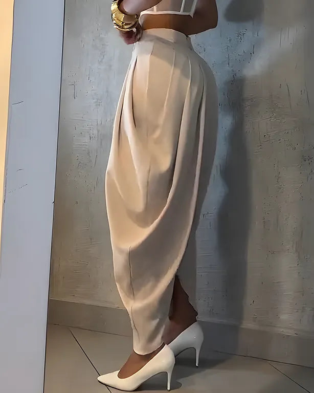 Pantalon Drapé Salomé™ Taille Haute
