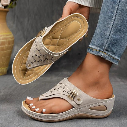 Sandales Compensées Juliette™ – Confort & Élégance