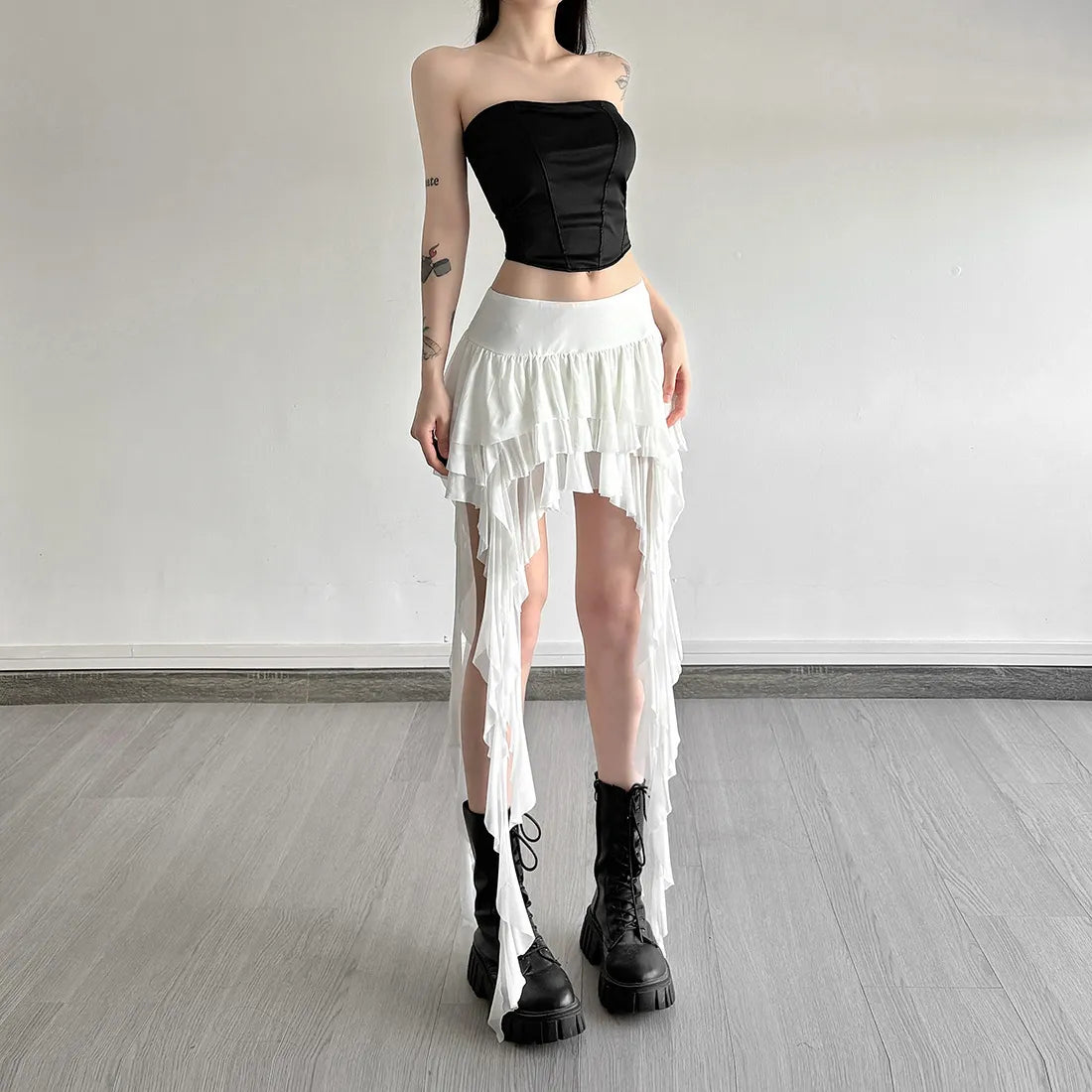Jupe Mila™ – Taille Haute & Irrégulière