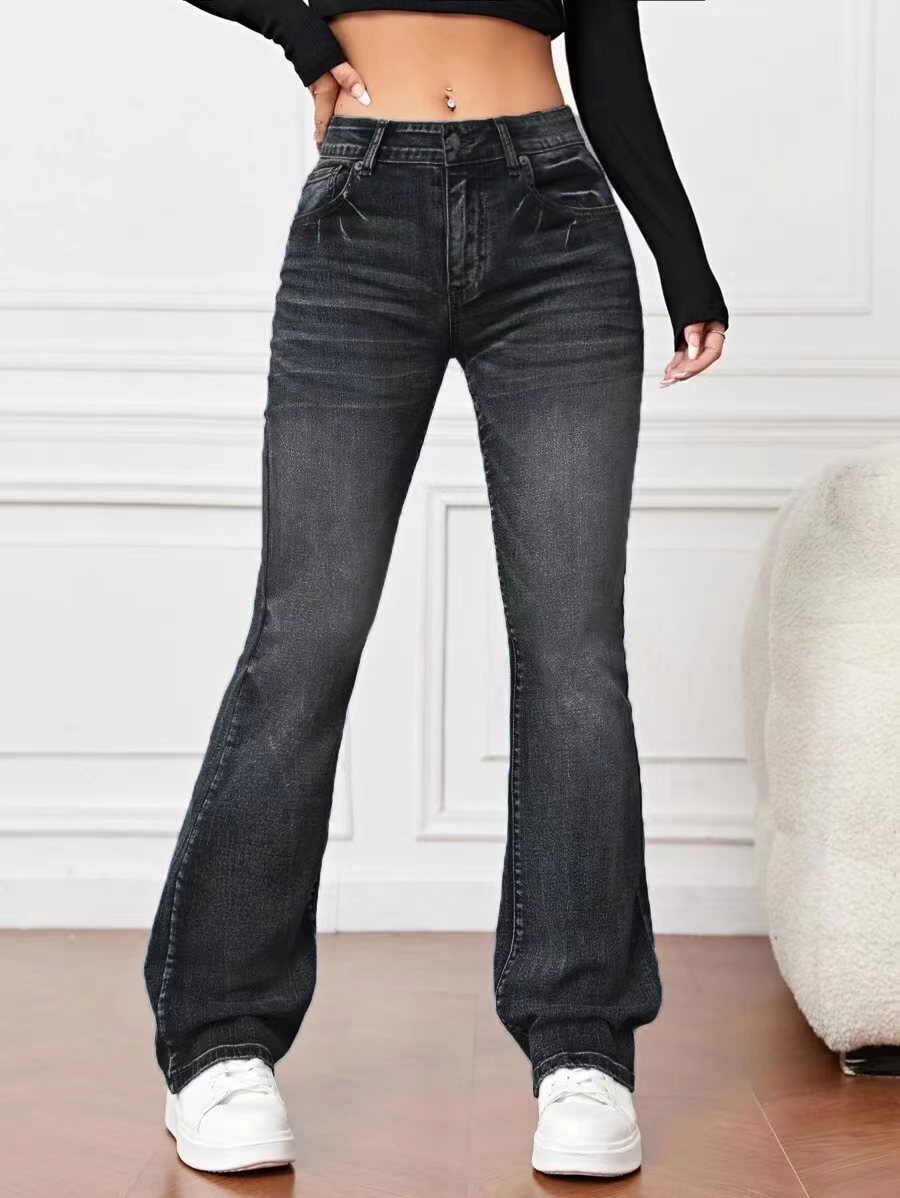 Jasmine™ | Jean évasé stretch au look vintage