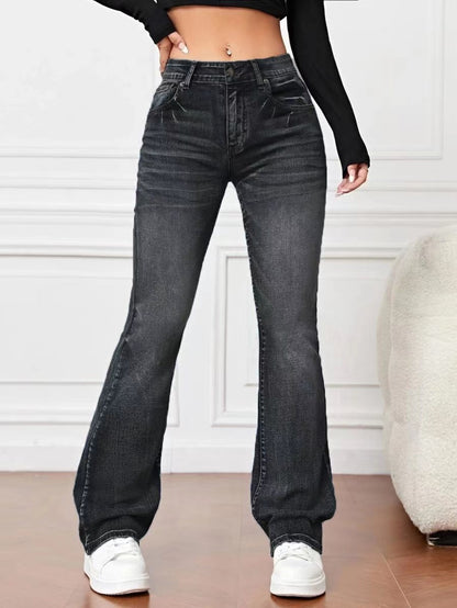 Jasmine™ | Jean évasé stretch au look vintage