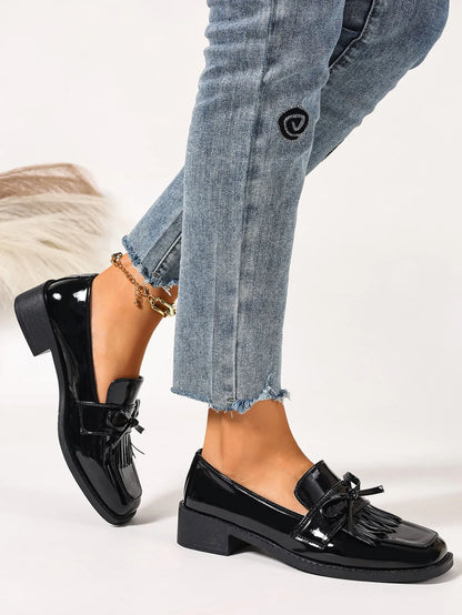 Mocassins Bellissima™ | Souliers Vernis à Franges