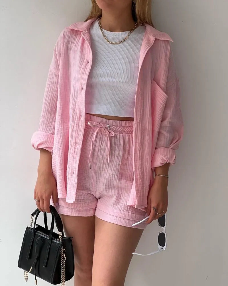 Soléa™ | Ensemble deux pièces en coton pour femme