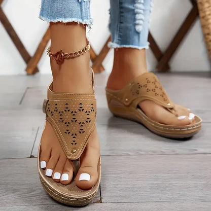 Sandales Compensées Juliette™ – Confort & Élégance