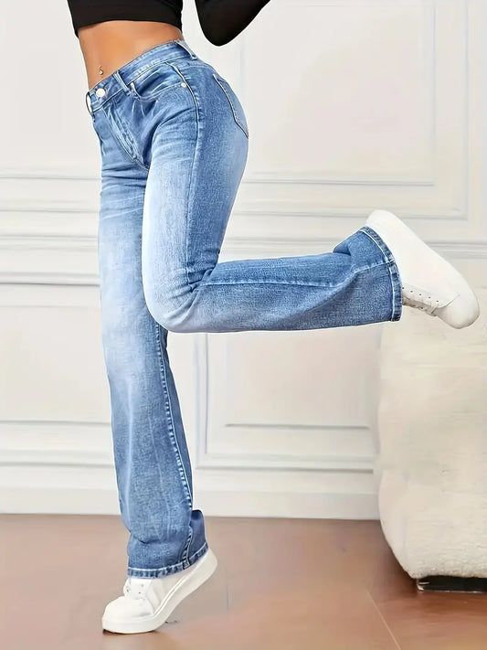 Jasmine™ | Jean évasé stretch au look vintage