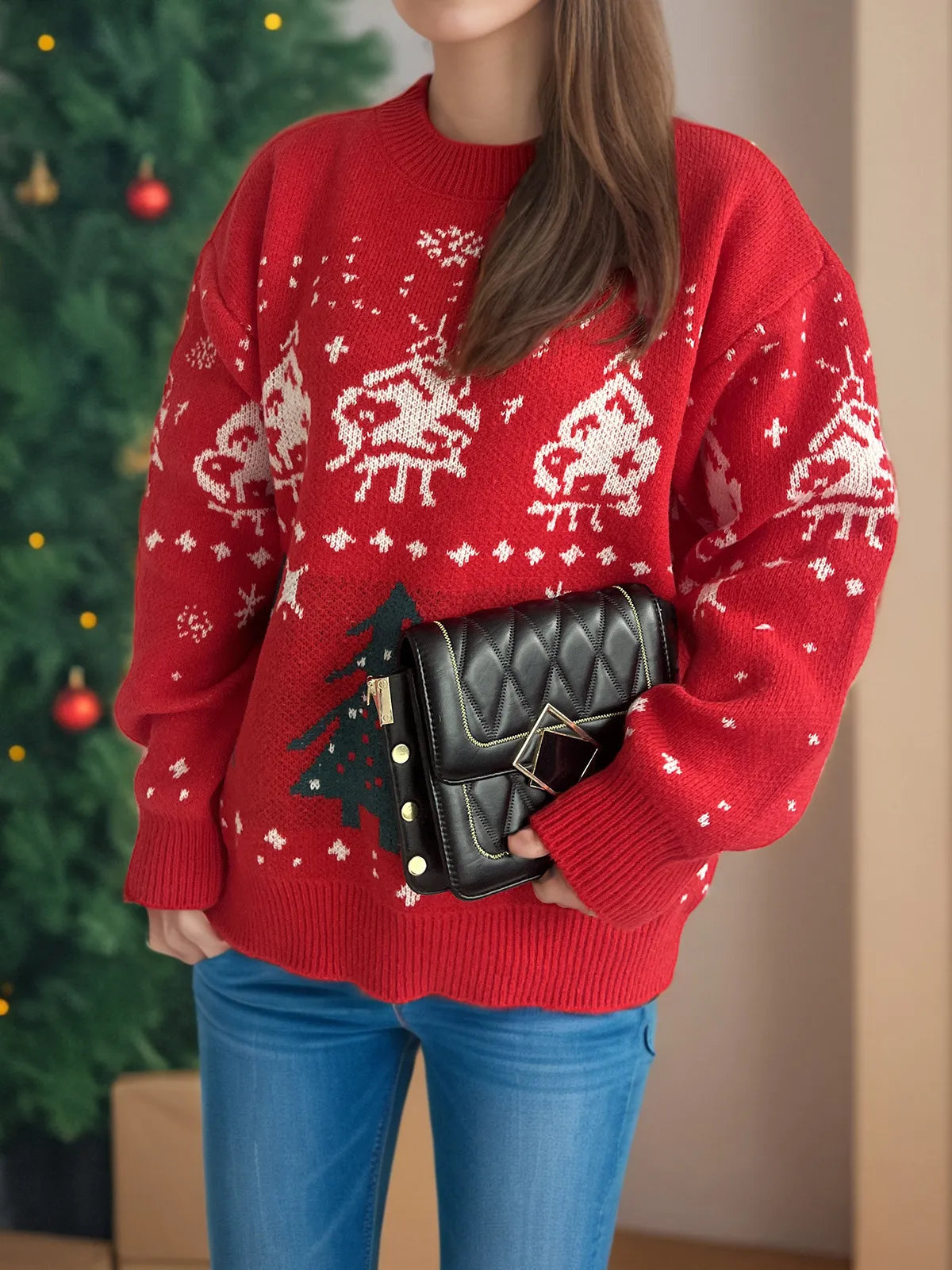 Pull Holly™ : Noël Vintage & Cozy