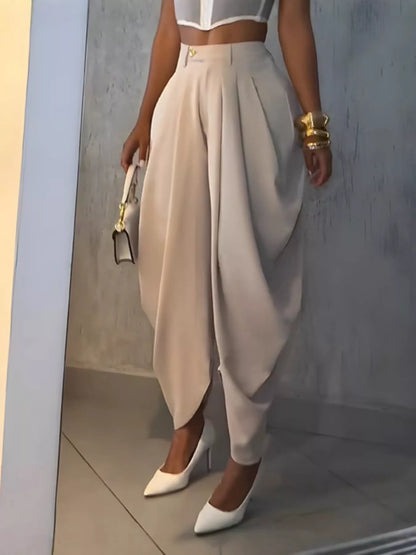 Pantalon Drapé Salomé™ Taille Haute