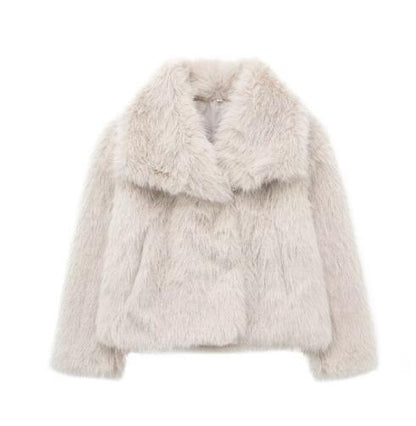 Emma Plush Coat - Manteau Doux et Épais