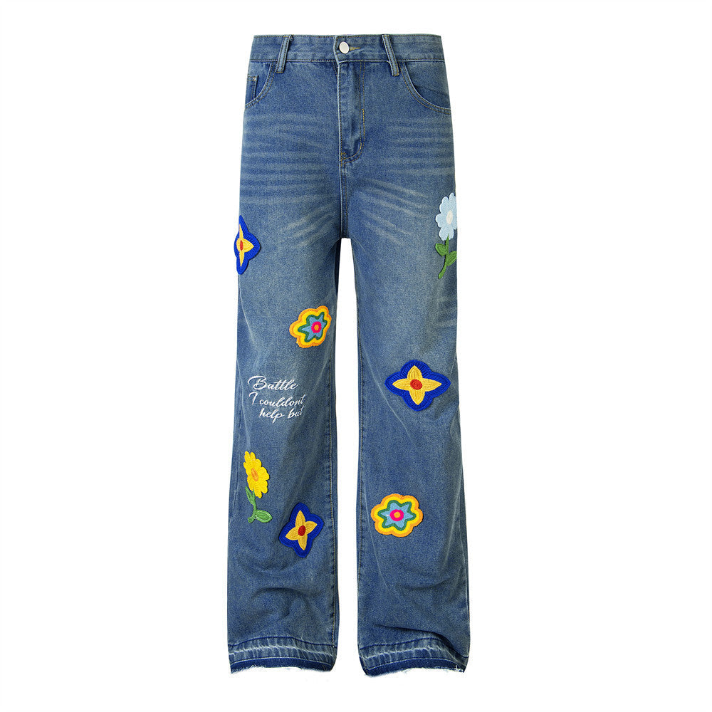 Anna™ | Pantalon en jean délavé