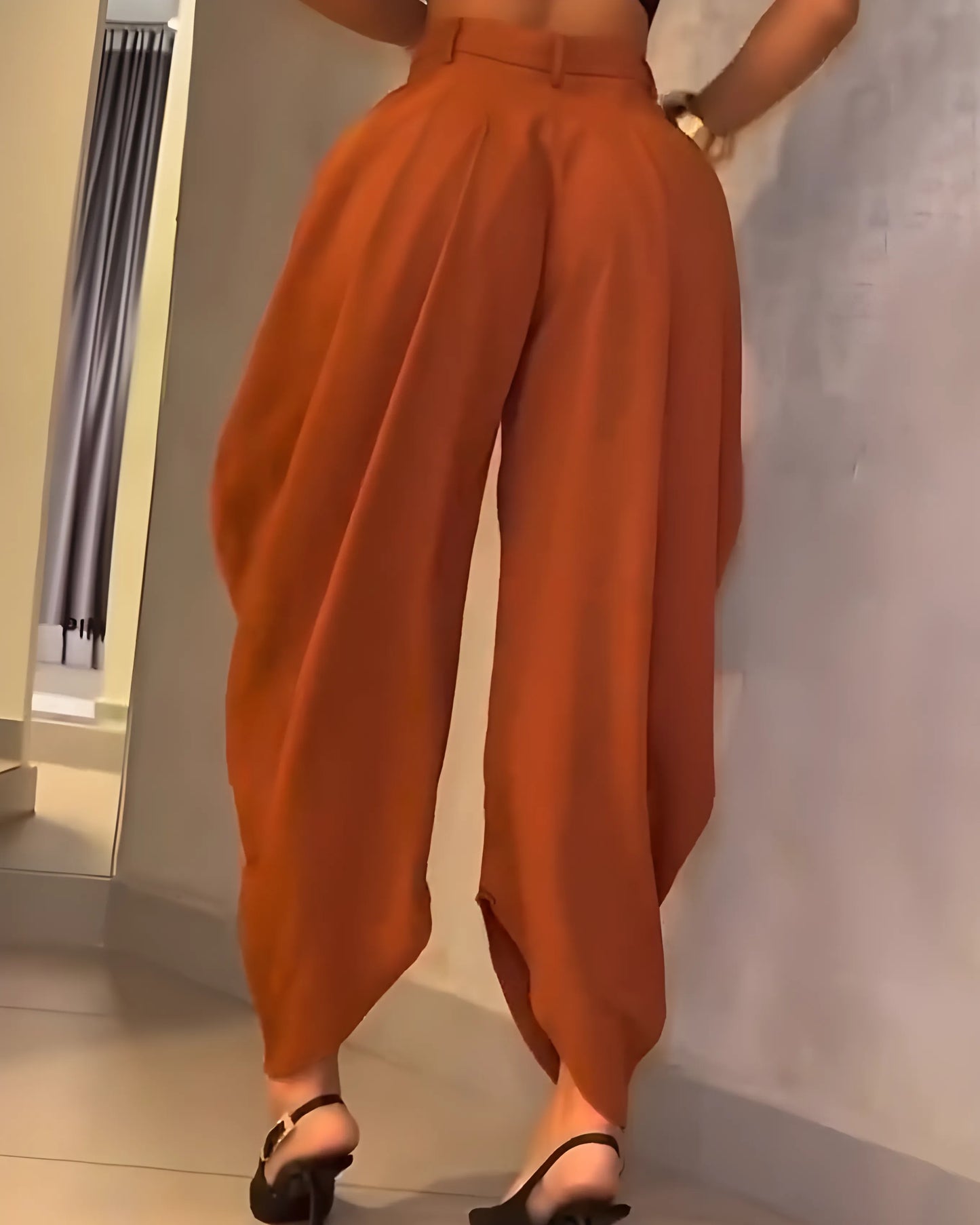 Pantalon Drapé Salomé™ Taille Haute