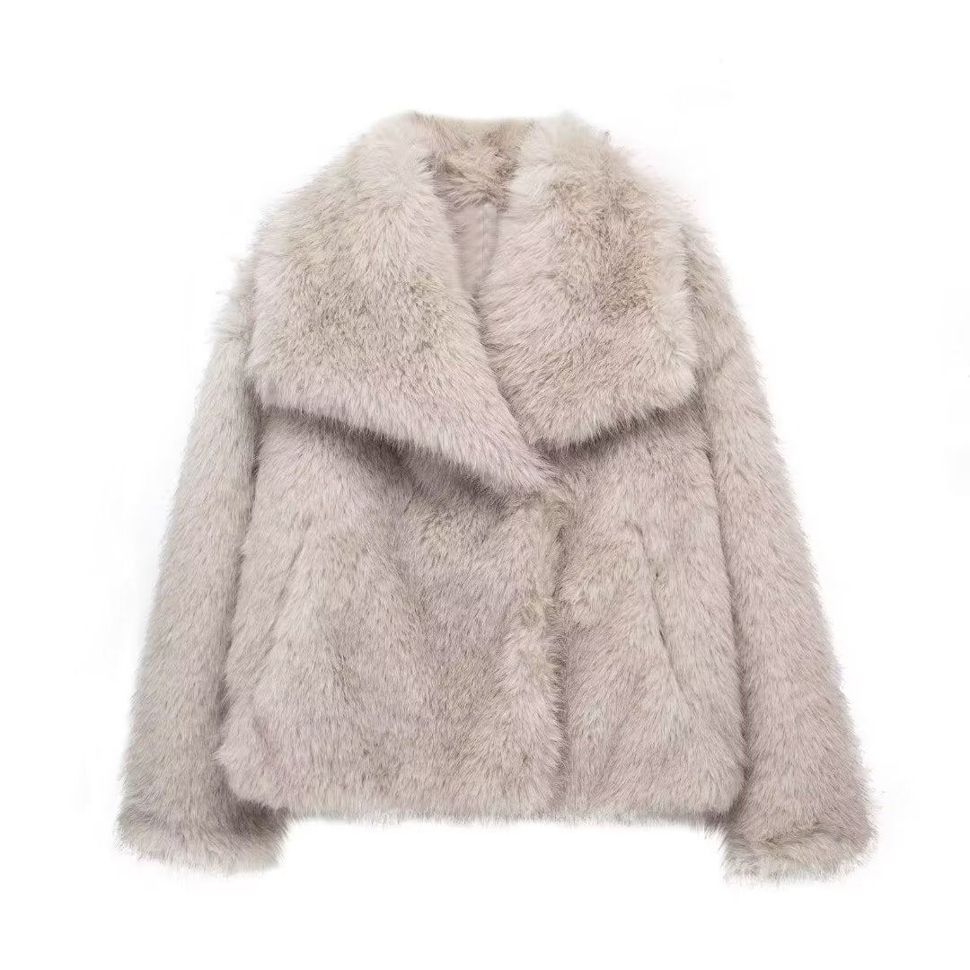 Emma Plush Coat - Manteau Doux et Épais
