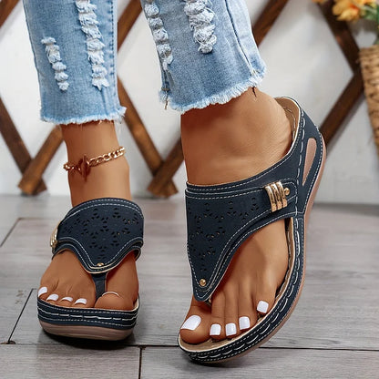 Sandales Compensées Juliette™ – Confort & Élégance