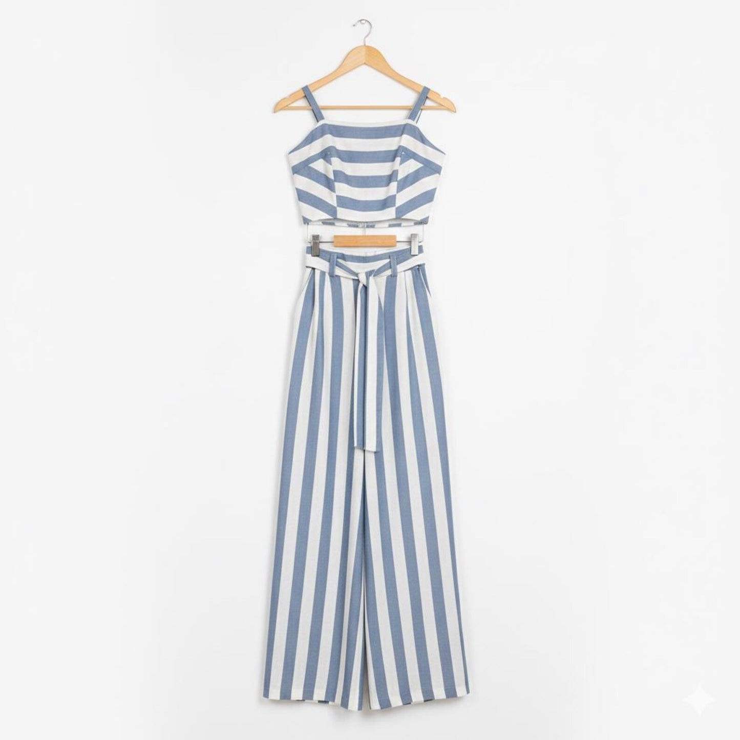 Ensemble Rayé Crop Top & Jupe Riviera™