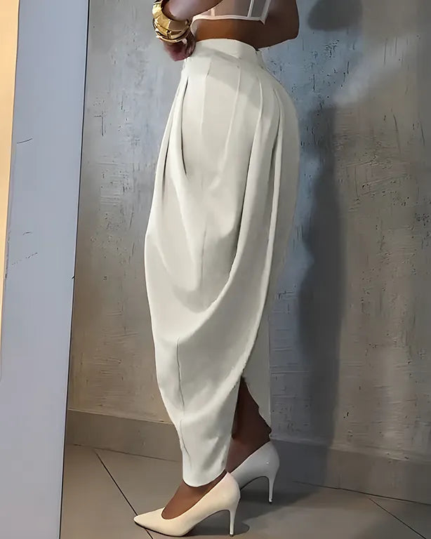 Pantalon Drapé Salomé™ Taille Haute