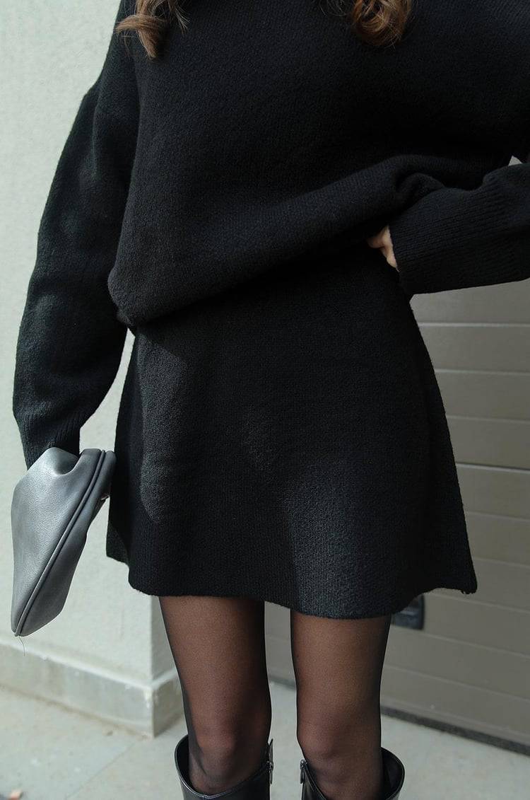 ÉLÉGANT™ | Ensemble Jupe & Pull Oversize